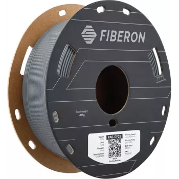 Filamento para impresora 3D Polymaker Fiberon PA6-GF25, 1,75 mm, 0,5 kg, gris
