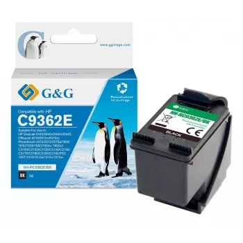 Cartucho de tinta compatible G&G HP 336 XL negro (C9362EE) - 19908