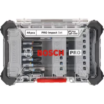 Set de 34 piezas de brocas y puntas de atornillar Bosch 2608521U79 con portapuntas universal magnético, maletín X-Line