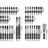Set de 34 piezas de brocas y puntas de atornillar Bosch 2608521U79 con portapuntas universal magnético, maletín X-Line