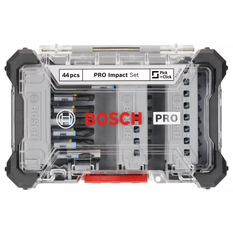 Set de 34 piezas de brocas y puntas de atornillar Bosch 2608521U79 con portapuntas universal magnético, maletín X-Line