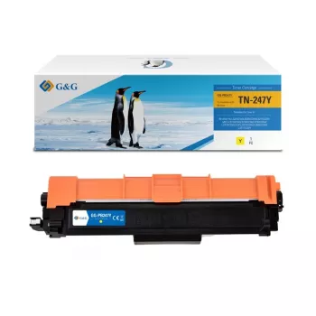 Cartucho de tóner compatible G&G Brother TN-247Y amarillo (16023)