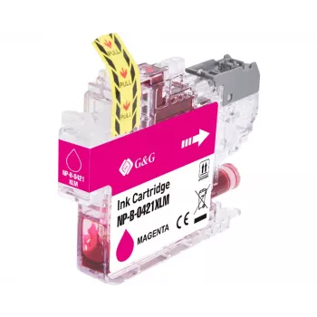 Cartucho de tinta magenta compatible G&G para Brother LC421XLM (500 páginas, alta capacidad) 20557