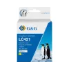 Cartucho de tinta compatible G&G Brother LC421Y amarillo (200 páginas) 20562