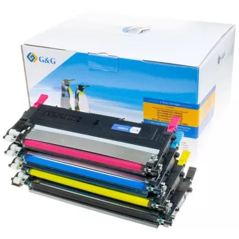 Cartucho de tóner G&G 15003 pack de 4, sustitución para HP 150A (W1500A) negro cian magenta amarillo