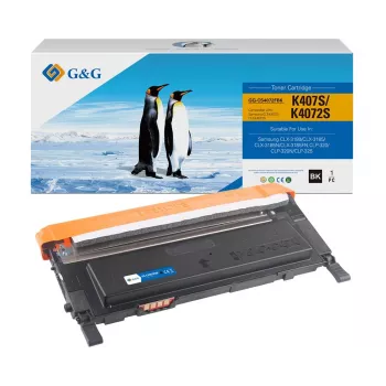 Cartucho de tóner compatible G&G para Samsung CLT-K4072S / HP SU128A (14451)