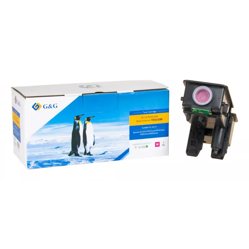Cartucho de tóner magenta compatible G&G para Kyocera TK-5220M (16899)
