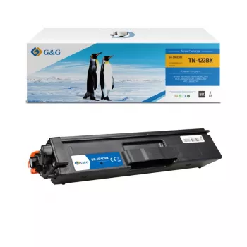 G&G Cartucho de tóner negro compatible para Brother TN-423BK (GS-BTN423K)