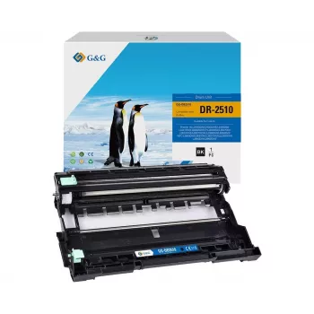G&G unidad de tambor compatible para Brother DR-2510 (21982) - 12.000 páginas