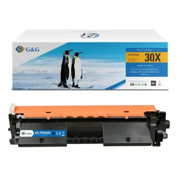 G&G XL Cartucho de tóner sustituye HP 30X/CF230X con chip original (15306)