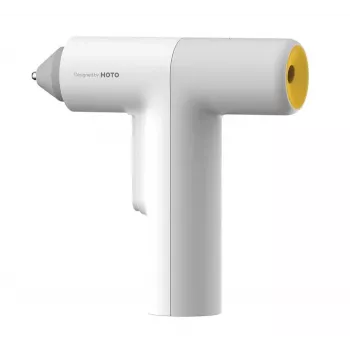 HOTO EasyFlow pistola de silicona caliente inalámbrica QWRJQ002 USB-C 3000mAh Blanco/Gris