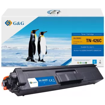 Tóner XXL G&G compatible con Brother TN-426C (14749)