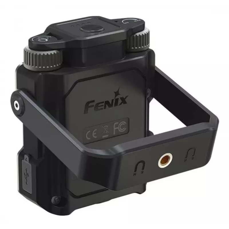 Fenix CL27R lámpara de trabajo recargable con LED verde, negro