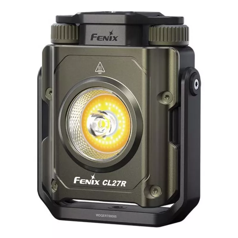 Fenix CL27R lámpara de trabajo recargable con LED verde, negro