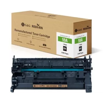 G&G cartucho de tóner compatible GR-HCF259A para HP 59A, negro, 3000 páginas