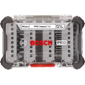 Bosch PRO Impact Set de puntas de destornillador de 48 piezas (2608521U88)