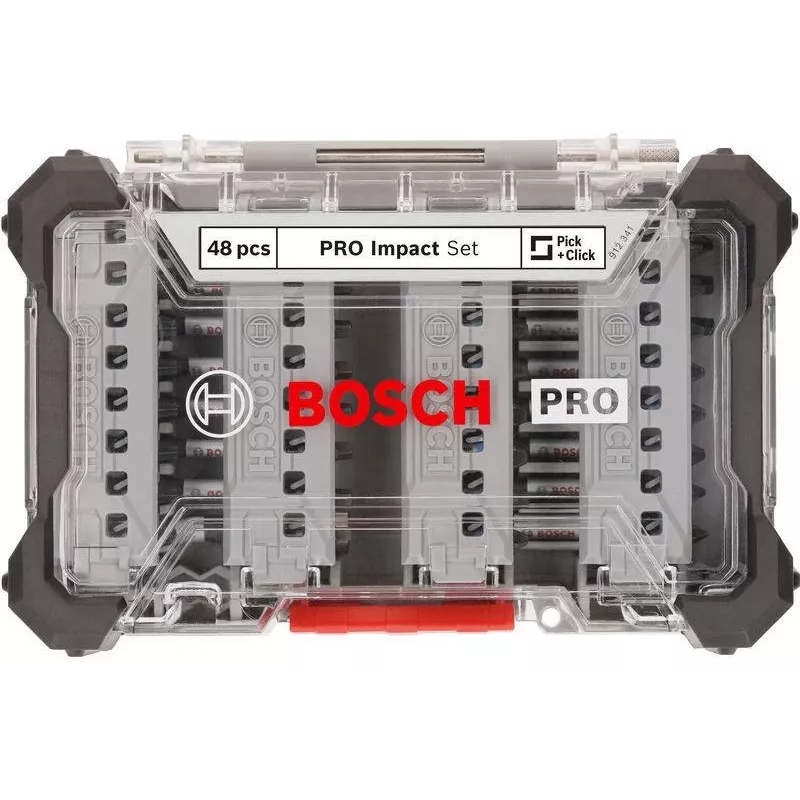 Bosch PRO Impact Set de puntas de destornillador de 48 piezas (2608521U88)