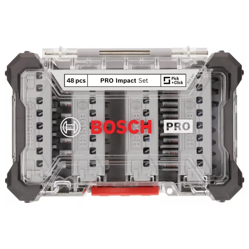Bosch PRO Impact Set de puntas de destornillador de 48 piezas (2608521U88)