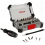 Bosch Set de puntas de precisión con soporte expositor, 5 sets con 33 piezas (165 en total), acero S2, hexágono de 1/4 pulgadas, puntas PH/PZ/S/H/T, soporte magnético, expositor de venta 2607002837,0