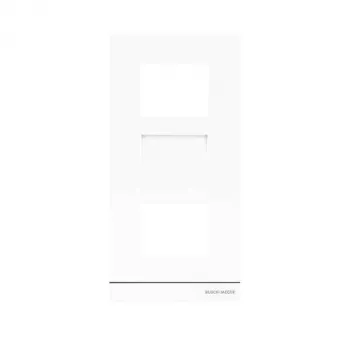 BUSCH-JAEGER BJ 41383CF-W-03 Placa frontal vídeo 1/3 Blanco (2TMA130160W0010)