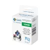 G&G Cinta de etiquetar de nailon flexible 12mm x 3,5m para Dymo Rhino, blanco con impresión negra (RL-D-Ny-18488-BK/WT-12MM*3.5M)