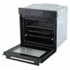 Midea MBO7NM30D0-BK Horno eléctrico integrable, 73 L, limpieza pirolítica, control táctil, Negro