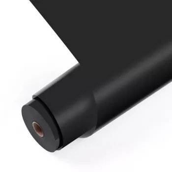 Vinilo adhesivo permanente LOKLiK mate negro rollo de 12 m, 30,5 cm de ancho SG-JST-0036-US-L-B2B