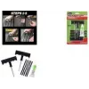 Kit de reparación de neumáticos con mechas IWH Slime, kit de reparación de pinchazos para neumáticos sin cámara de 8 piezas con herramientas de mango en T y 5 tapones de caucho butílico 20500