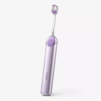 Cepillo de dientes eléctrico RANVOO PQ5 Pure Sonic, Lila, 5 modos, 4 cabezales, carga USB