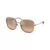 Gafas de sol para mujer Tory Burch TY6101 33683D, montura Dark Havana, lentes Brown Gradient, 53mm
