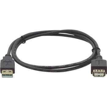 Kramer Electronics C-USB/AAE-3 cable alargador USB 2.0, conector macho USB-A a conector hembra USB-A, 0,9 m, blanco 96-02121003