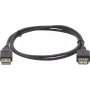 Kramer Electronics C-USB/AAE-3 cable alargador USB 2.0, conector macho USB-A a conector hembra USB-A, 0,9 m, blanco 96-02121003