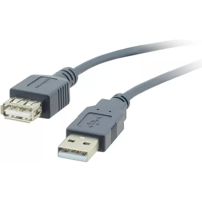 Kramer Electronics C-USB/AAE-3 cable alargador USB 2.0, conector macho USB-A a conector hembra USB-A, 0,9 m, blanco 96-02121003