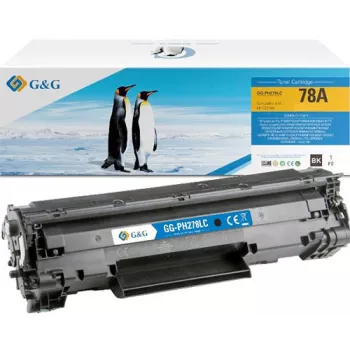 G&G cartucho de tóner XL compatible con HP 78A / Canon 726 (14178)