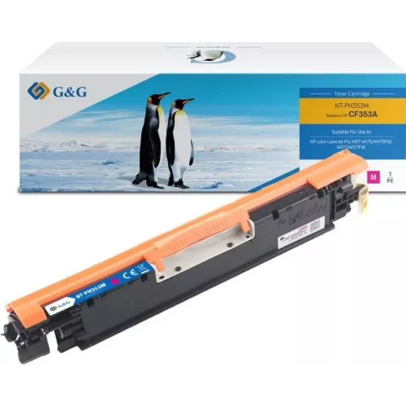 G&G cartucho de tóner magenta compatible para HP 130A / CF353A (17072)