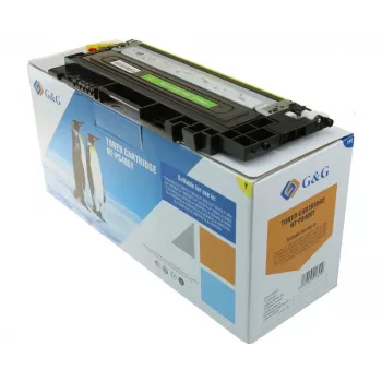 G&G cartucho de tóner amarillo compatible para Samsung CLT-Y406S / HP SU462A (14152)