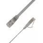 LinkIT cable de red plano U/FTP Cat6A Ethernet 4m gris STP-FL6A-00400-GY