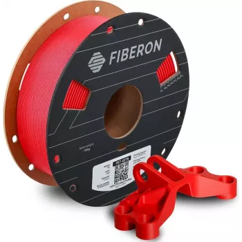 Filamento para impresora 3D Polymaker Fiberon PET-GF15 1,75mm rojo 0,5kg FL02007