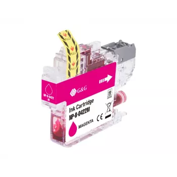 Cartucho de tinta G&G compatible con Brother LC422M magenta (550 páginas) 20582