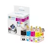 Pack de 4 cartuchos de tinta XXL G&G compatible con Brother LC-127XLVALBP (negro, cian, magenta, amarillo) 14784