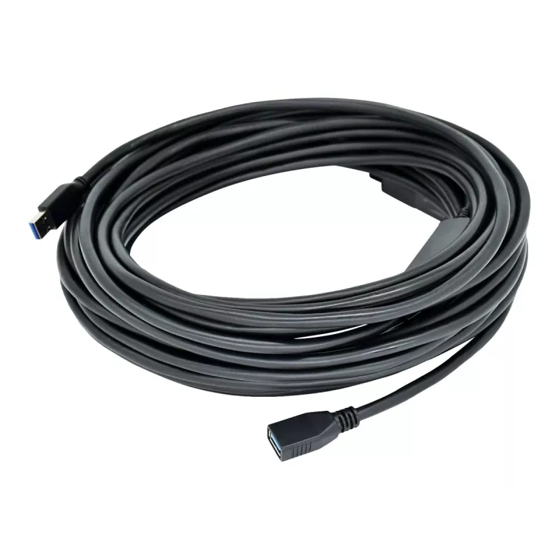 Kramer CA-USB3/AAE-15 Cable alargador activo USB 3.0, 4,6 m, negro 96-0216015