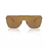 Michael Kors Hombre MK1152-1001F9 Gafas de sol aviador, montura negra, lentes grises, 58-17-145 mm