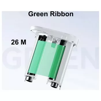 Rollos de etiquetas universales NIIMBOT 76 mm x 26 m, térmica directa, blanca, 1 rollo 1EH00026902