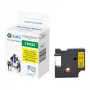 Cinta de etiquetar de vinilo G&G 12mm x 5,5m negro sobre amarillo para Dymo Rhino 18432 RL-D-Vi-18432-BK/YE-12MM*5.5M