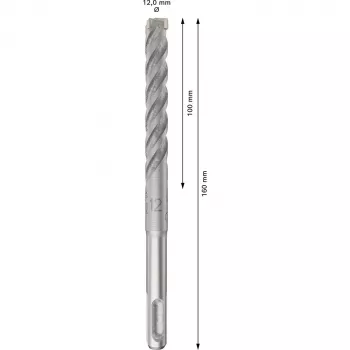 Broca percusora BOSCH 2608833905 PRO SDS Plus-5X 12x100x160 mm