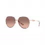 Gafas de sol pilot de mujer Michael Kors MK1128J110813, montura dorada clara, lentes marrón degradado, 58/17/145 mm