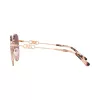 Gafas de sol pilot de mujer Michael Kors MK1128J110813, montura dorada clara, lentes marrón degradado, 58/17/145 mm