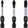 Set de puntas Bosch 2608522491 Phillips PH2, 3 piezas, 25 mm, vástago hexagonal de 1/4 pulgadas