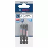 Set de puntas Bosch 2608522491 Phillips PH2, 3 piezas, 25 mm, vástago hexagonal de 1/4 pulgadas