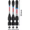 Set de puntas Bosch 2608522491 Phillips PH2, 3 piezas, 25 mm, vástago hexagonal de 1/4 pulgadas